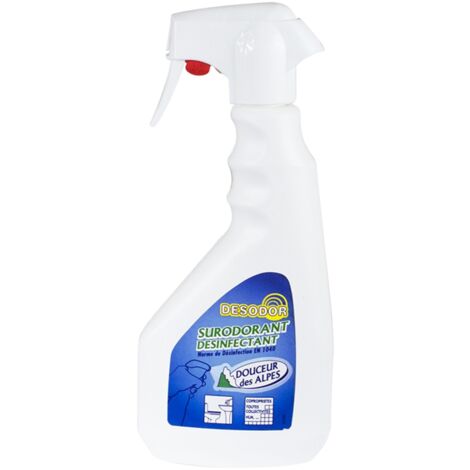 Surodorant Nettoyant Concentre SICO DESODOR 500ml - Parfum Douceur des Alpes - WC, Sanitaires et Poubelles - Sans Rinçage