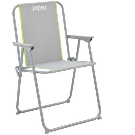 SURPASS - Fauteuil de camping - Piccolo gris et vert