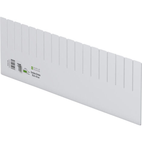 Surplus Systems Abtrenner für Eurobox 55,4 x 16 cm, weiß Boxen, Körbchen & Kisten