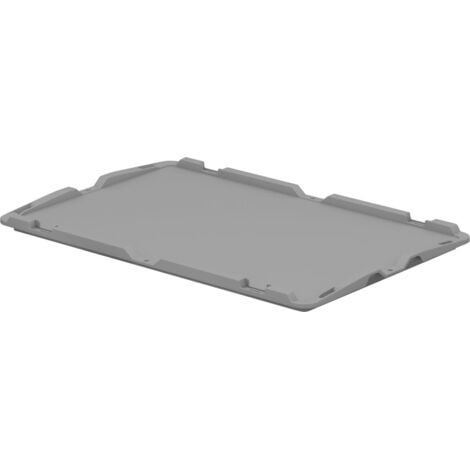 Surplus Systems Deckel für Eurobox 60 x 40 cm, stabil, grau Boxen, Körbchen & Kisten