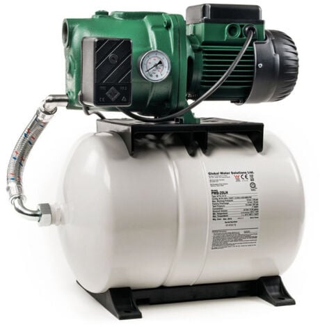 Surpresseur 60L DAB AQUAJETGWS10260M - Réservoir horizontal à diaphragme avec pompe a eau 0,75 kW jusqu'à 3,6 m3/h monophasé 220V