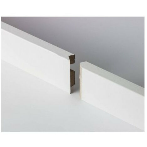 Surteco Plinthe Bords Ronds14x60x2230mmmdfblancheapeindre - Surteco