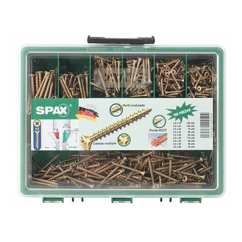 

Surtido 750 tornillos Yellox - Spax