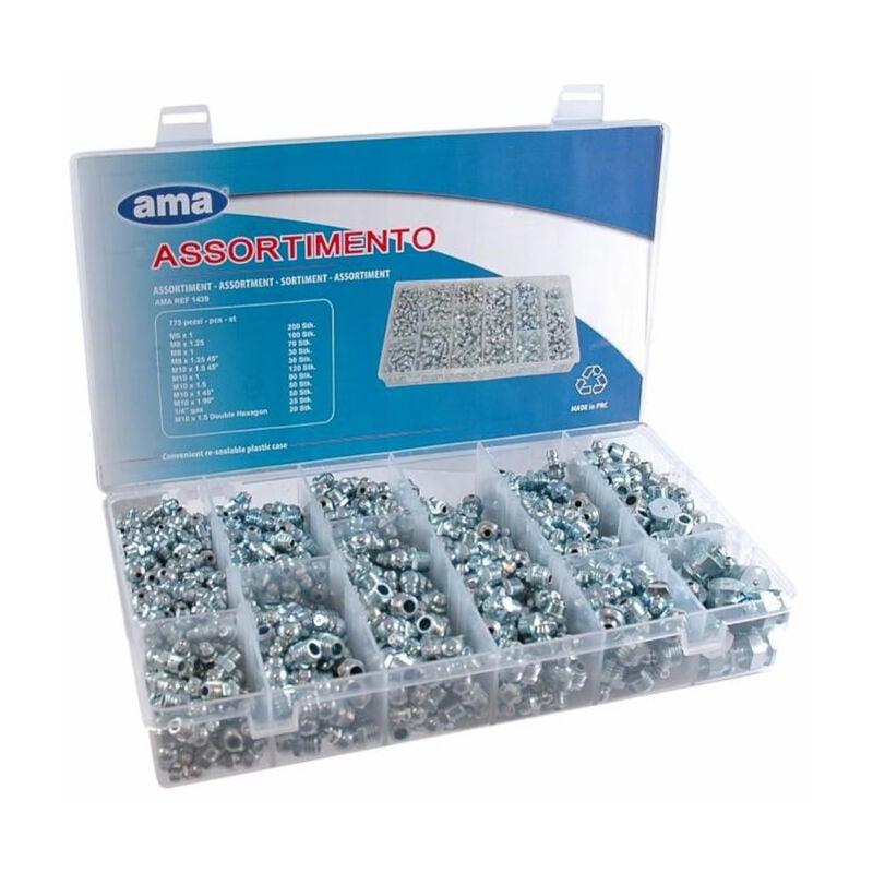 

Lem Select - Surtido de 775 boquillas de engrase 11 tipos