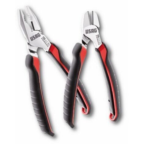 SURTIDO DE ALICATES UNIVERSALES Y DE CORTE DIAGONAL (2 UDS.) USAG 260 AX/SE2 U01500200