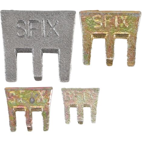 Surtido de cuñas con garra  tipo S-Fix  4 piezas