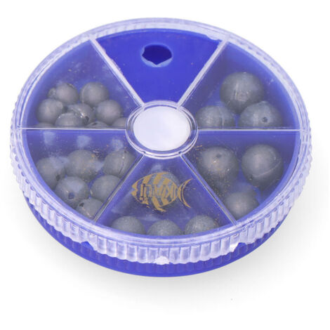 Surtido de plomo redondo perforado 100 g