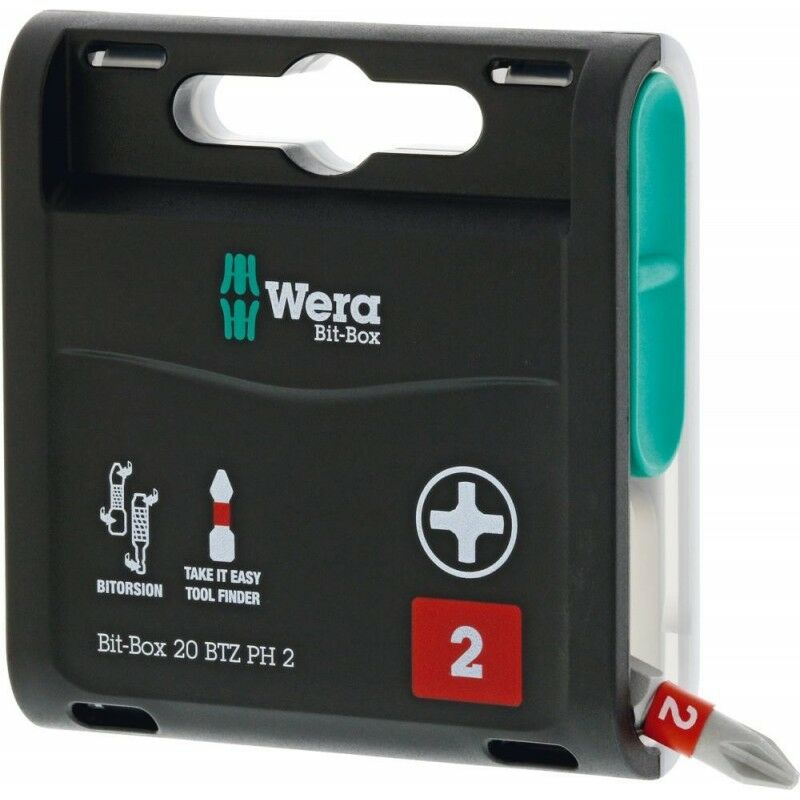 

Surtido De Puntas 20 Btz Ph2X 25Mm 20Er Box Wera