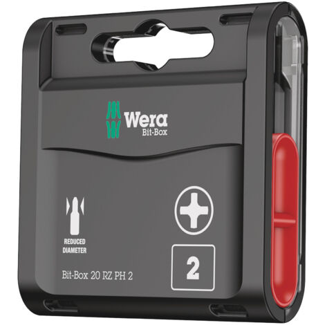 Surtido De Puntas 20 Rz Ph2X 25Mm 20Er Box Wera