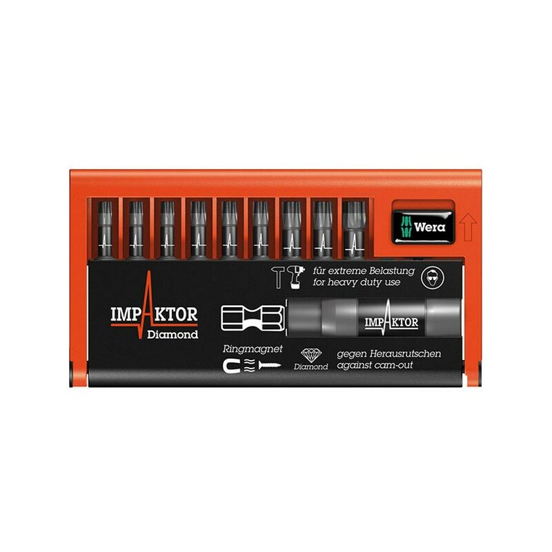 

Surtido de puntass Bit-Check Impaktor, 10 unidades, TORX ®