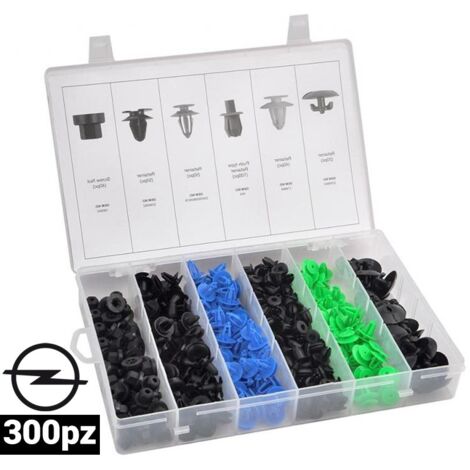 SURTIDO GRAPAS, CLIPS, TAPONES PARA CARROCERIA OPEL 300 PIEZAS