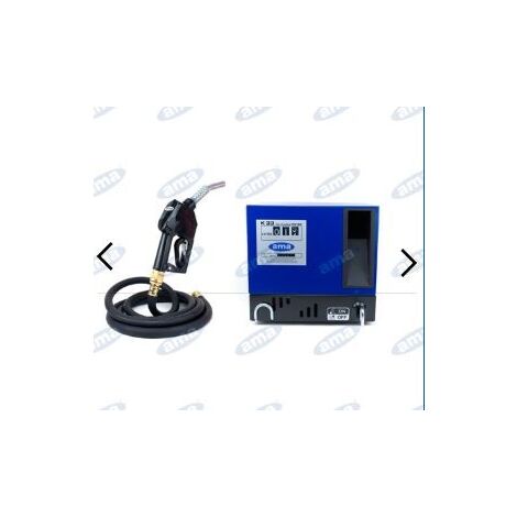 Surtidor de gasóleo 230V con tubo de goma diámetro 20 longitud 4mt