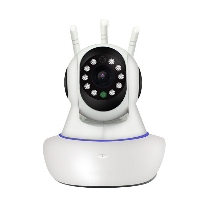 Gotrays - Surveillance intérieure hd Robo de sécurité 3 antennes C/Audio Ip Wifi sans fil ptz Rotation 360º Full hd 1080p Capteur de vision nocturne