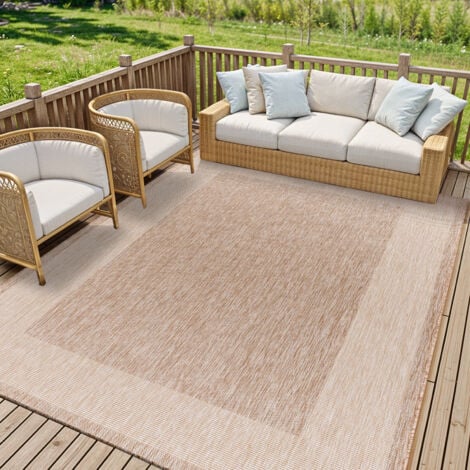 SURYA Moderne Effet Jute Marron et Beige 160 x 213 cm
