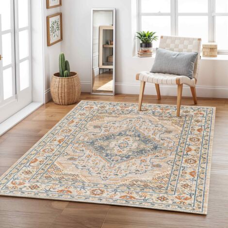 Tapis Vintage Herki Rouge, Nuances de Rouge Blush Boho Luxe Oriental G – fame