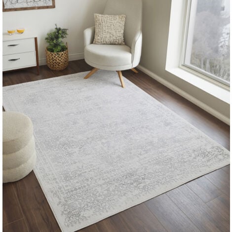 SURYA Tappeto Salotto a Pelo Corto Soggiorno Scandinavo Hygge Beige e  Marrone 160 x 215 cm