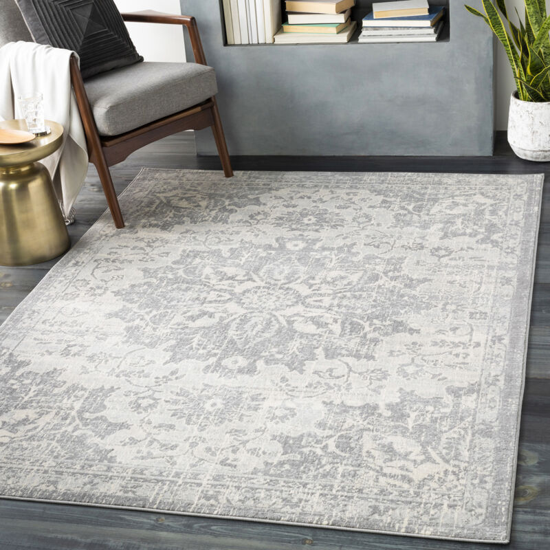 Surya - Tapis Vintage Oriental Gris/Ivoire 200x290 cm