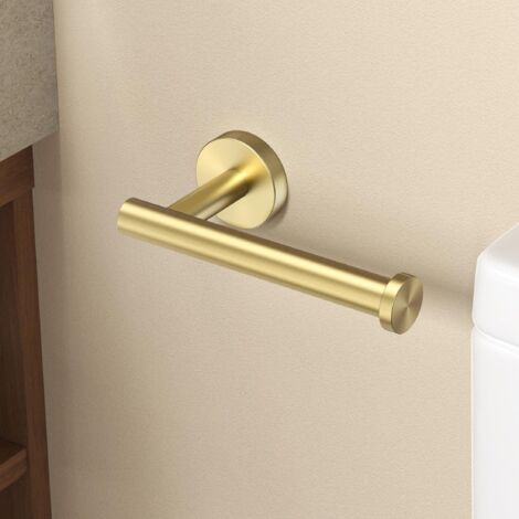 SUS304 Brushed Stainless Steel Wall Mount Toilet Paper Holder Large Roll Rustproof Easy Install 2