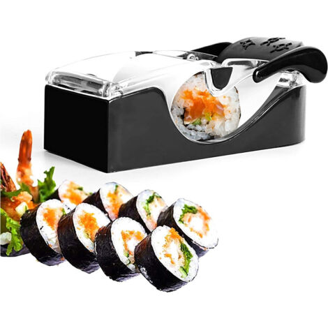 Sushi-Rollenformer – Antihaftbeschichtetes Küchengerät, einfach zu bedienen. Ideal für die Zubereitung von perfektem Sushi zu Hause, auch für Kinder.