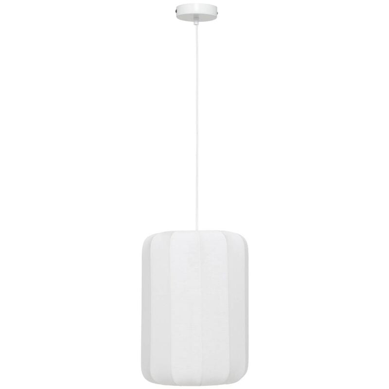 Atmosphera - Suspension Tobie coton blanc D25cm créateur d'intérieur