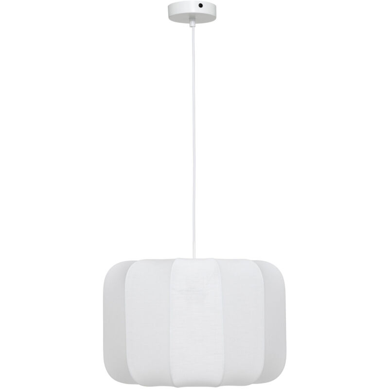 Atmosphera - Lampe de plafond tobie avec abat-jour en coton, ø 35 cm