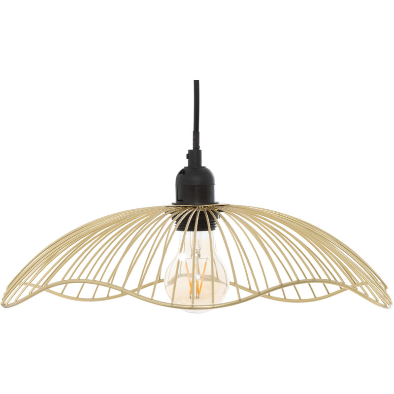 Atmosphera - Suspension galt ø 34 cm avec abat-jour en fil métallique