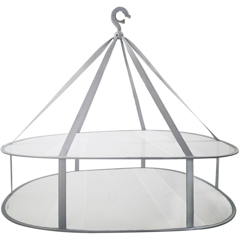 Ahlsen - Suspendus séchoir à Pull, Cintre à Maille Pliable à 2 Niveaux pour Chandail, délicat et Maillot de Bain