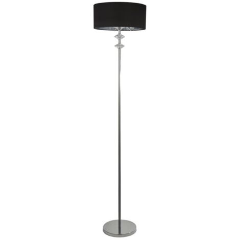 Suspension, 1 lumiere, metal alu, chrome