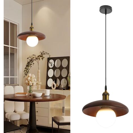 Suspension 18 cm, lustre vintage, plafonnier rétro, lampe de chevet, luminaire îlot pour cuisine, salle à manger, chambre (sans ampoule)