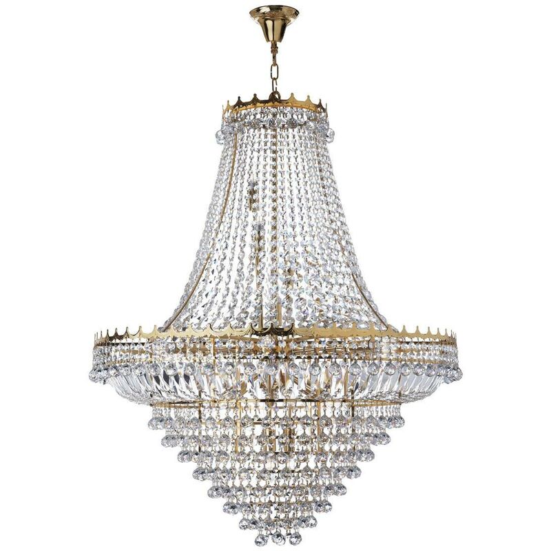Image of Searchlight - Versailles - 19 Light Chandelier Gold Finish, E14