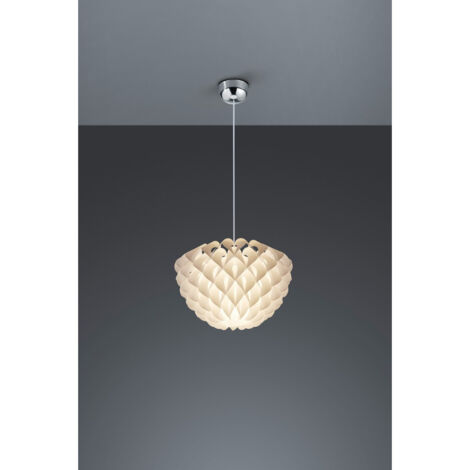 Suspensión 1xE27 Tilia Origami Blanco Ø40 cm Trio Iluminación