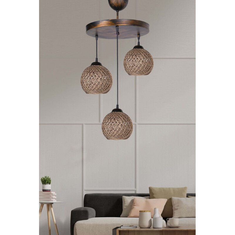 Lustre crayon - jute noir 53699620 53699620 53699620