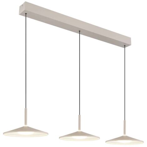 Suspension 3 lumières Lampone Design brun sable - 15635SA-3H