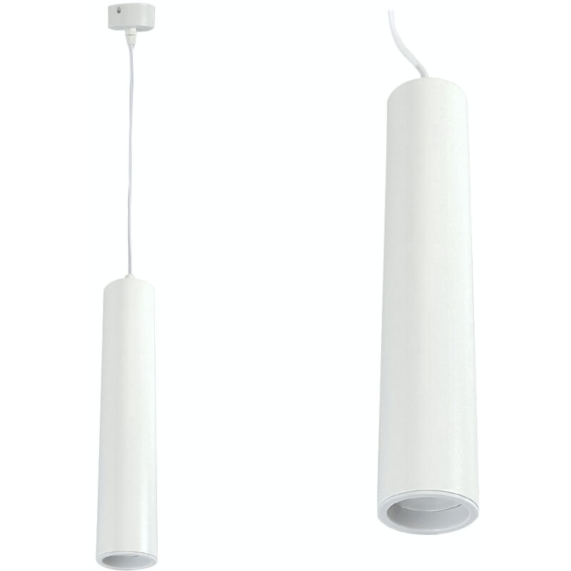 Suspension 30cm GU10 Blanc