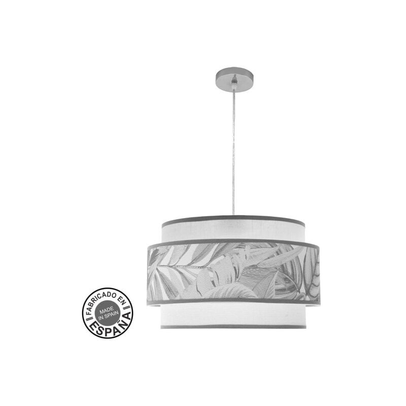 Abrila akunadecor Pendentif De 3 Abat-jour Modèle Camerun Grey