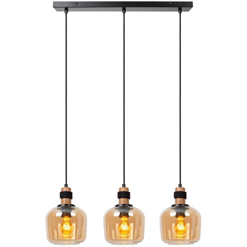 Ilona Suspension-Ambre-3xE27