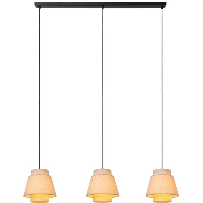 Tribute Suspension-Crème-3xE27