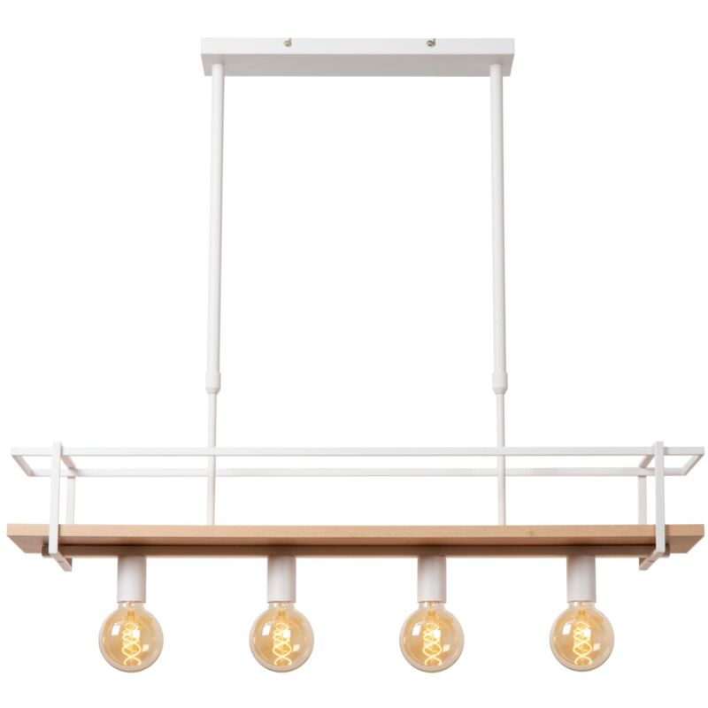 Milonga Suspension-Blanc-4xE27