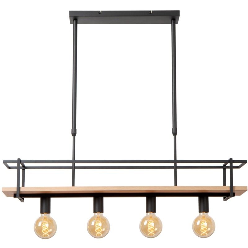 Milonga Suspension-Noir-4xE27