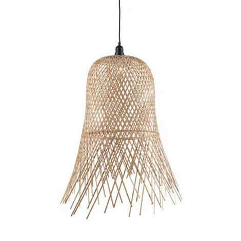 Suspension 56x56x67 cm en bambou naturel