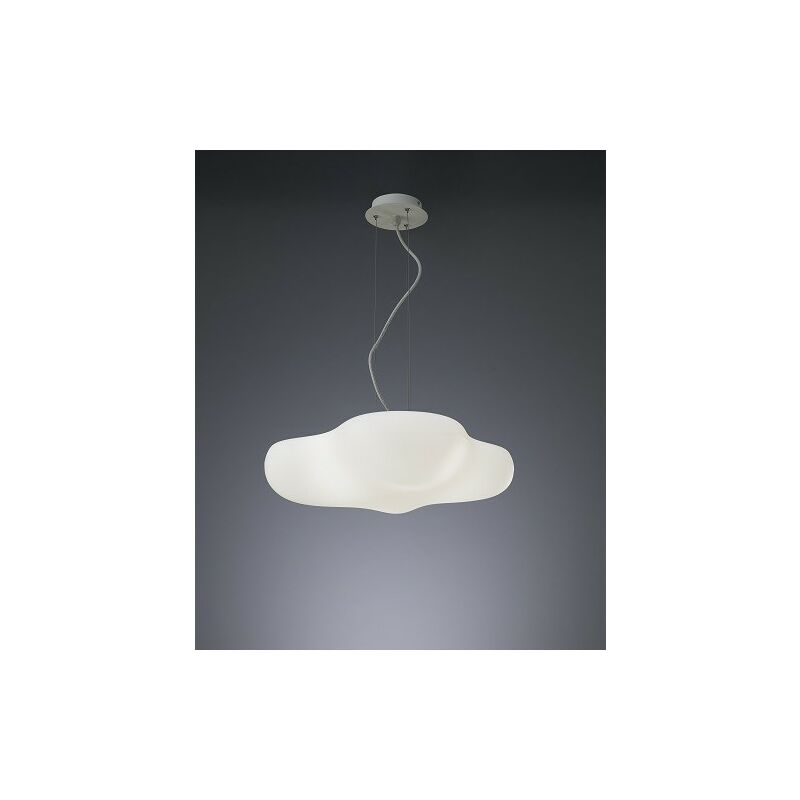 Diyas - Suspension, Suspension design Eos 4 lampes Blanc en Plastique, mantra