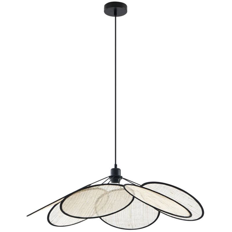 Lindby - Suspension à intensité variable 'Astraia' en textile pour salon & salle à manger