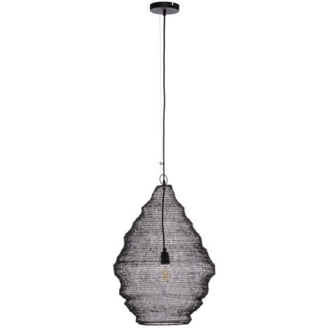 LINDBY Suspension à intensité variable 'Kaviya' en métal pour salon & salle à manger