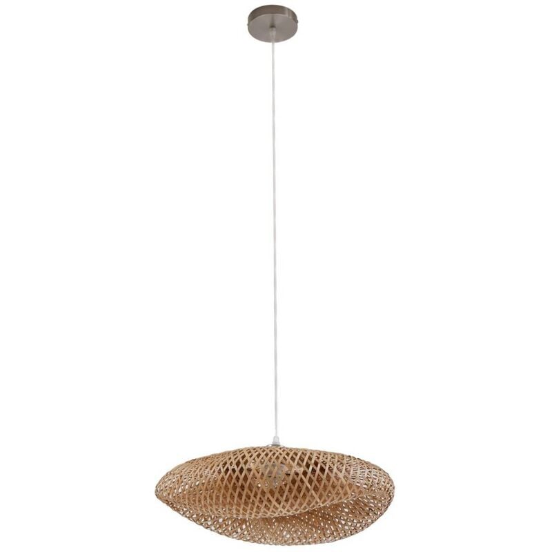 Suspension à intensité variable 'Eleane' en bois pour salon & salle à manger