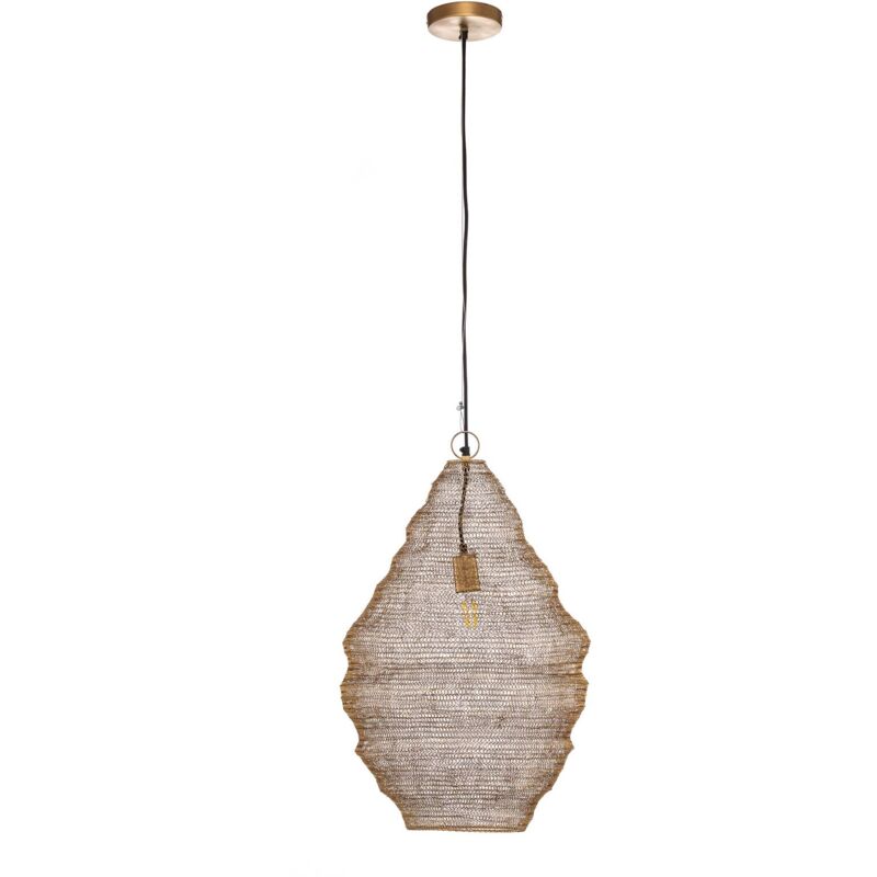 Suspension à intensité variable 'Kaviya' en métal pour salon & salle à manger