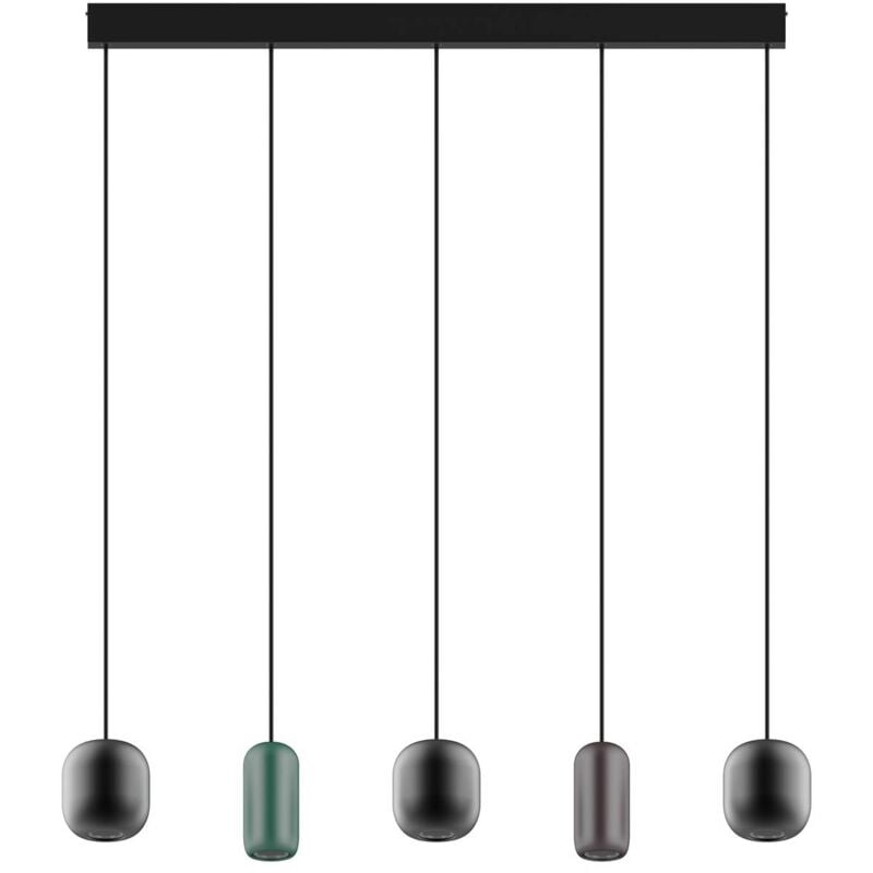 Lucande - Suspension à intensité variable 'Narion' en métal pour salon & salle à manger