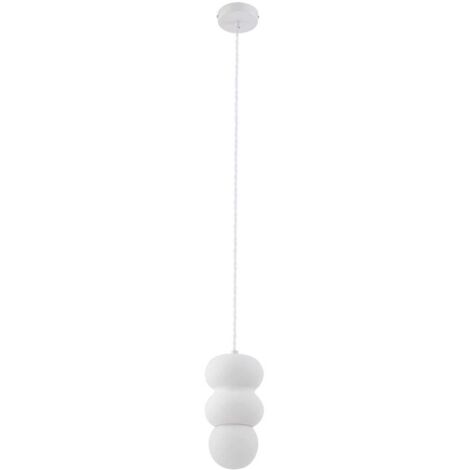 Suspension à intensité variable 'Nielson' en plâtre pour salon & salle à manger