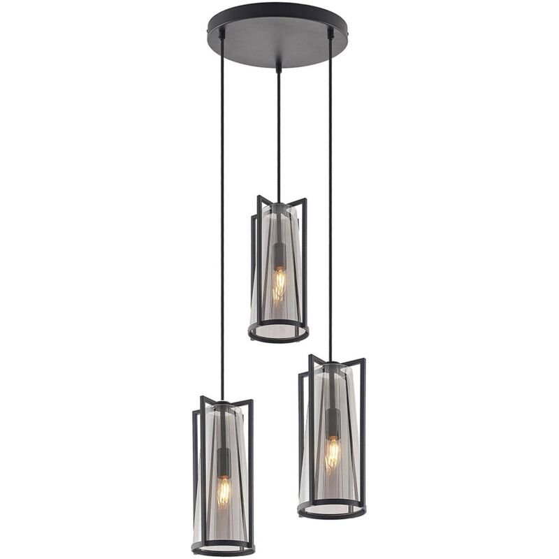 Suspension à intensité variable 'Rufina' en verre pour salon & salle à manger