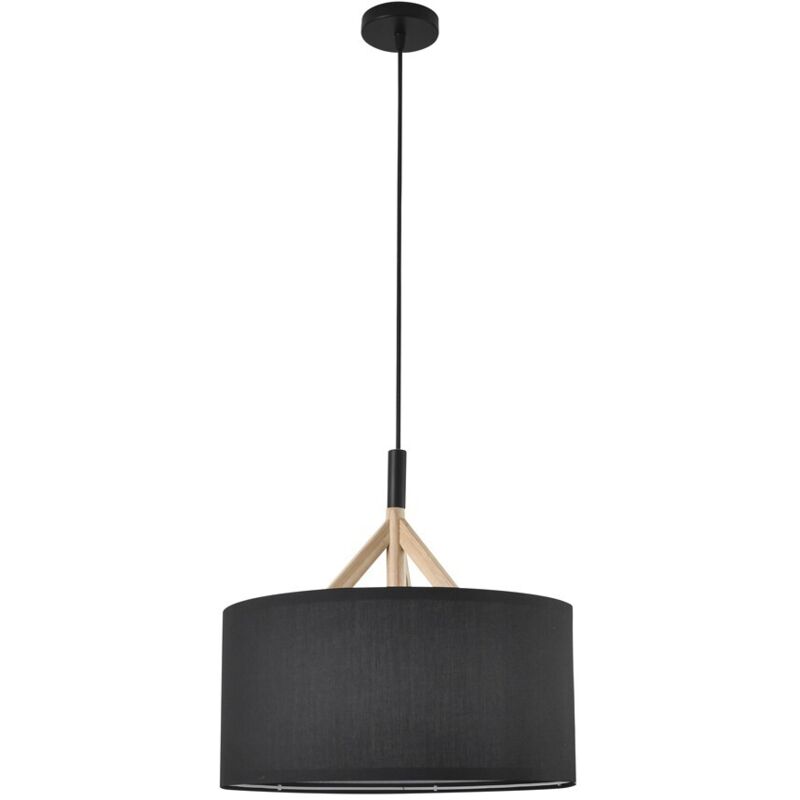 Abi Suspension noire D40 1xE27