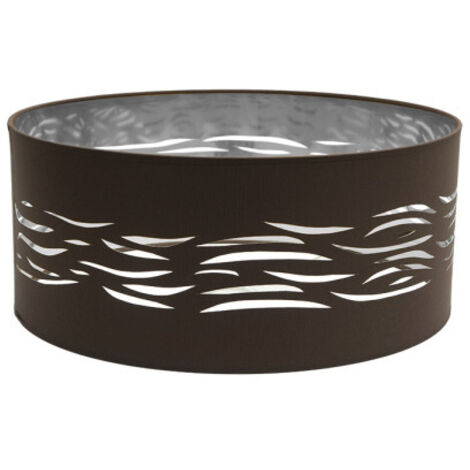 Suspension abrila Niebla marron 50 cm textile design moderne